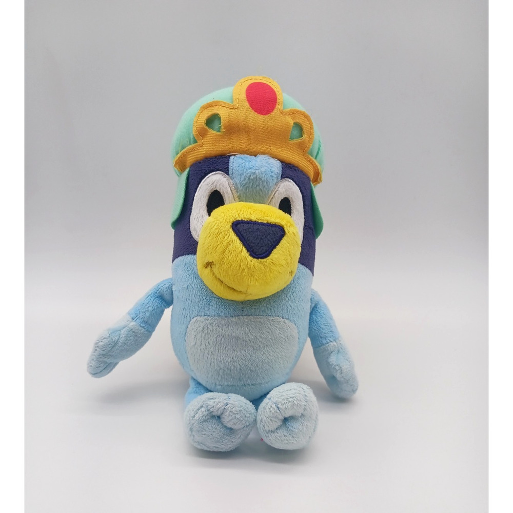 8" Bluey Royalty King Plush Moose Toys Stuffed Toy